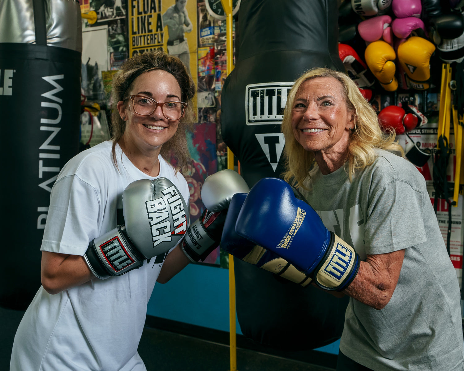 TITLE Boxing Fight Back Boxing Gloves - Premium Training Gloves for Boxing, MMA & Fitness - Ideal for Sparring, Heavy Bag Workouts & Home Gym Training