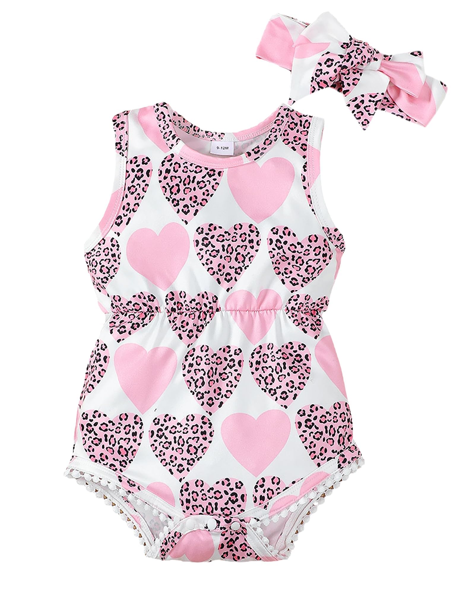 Mioglrie Baby Girl Clothes Set - Newborn Summer Romper Outfit with Headband | Soft Cotton Infant Clothing for 0-24 Months | Perfect for Playdates, Photo Shoots & Special Occasions