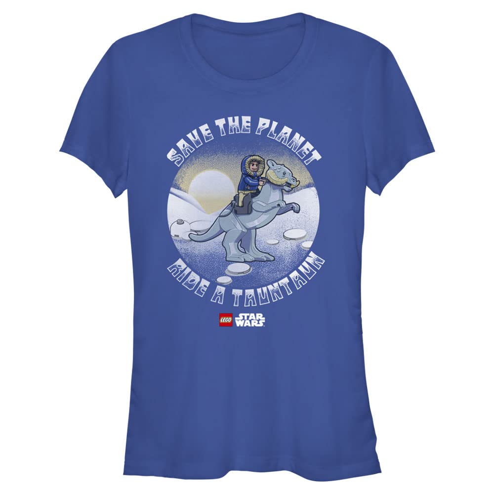 Lego Star Wars Save Tauntauns Women's Graphic Short Sleeve T-Shirt - Cool Casual Tee for Fans, Gifts & Everyday Wear