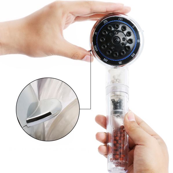 Luxury Silk Soft Shower Head - High Pressure Rainfall Showerhead with 6 Spray Modes for Spa-Like Bathroom Experience | Perfect for Relaxation, Skin & Hair Care