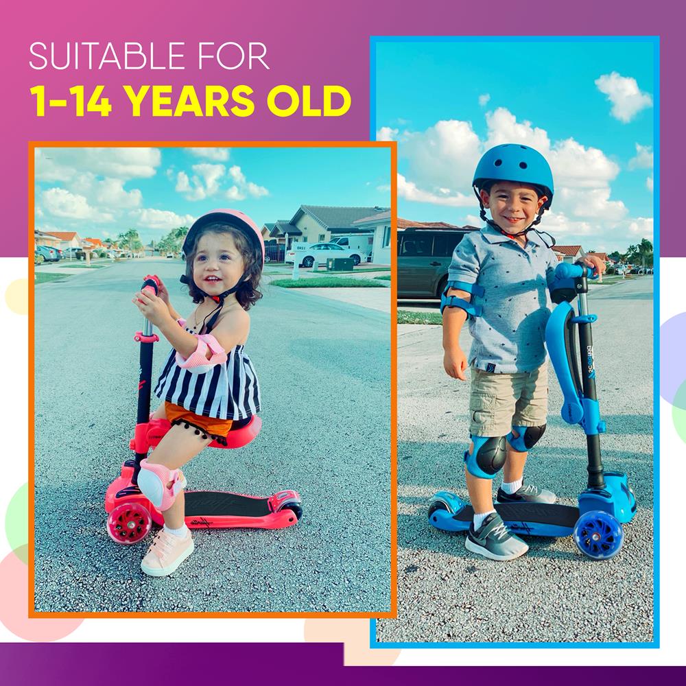 Best Mini Kids Toy Scooter for Ages 3-6 - Lightweight & Foldable Toddler Scooter with LED Wheels | Perfect for Outdoor Play, Park Rides & Backyard Fun