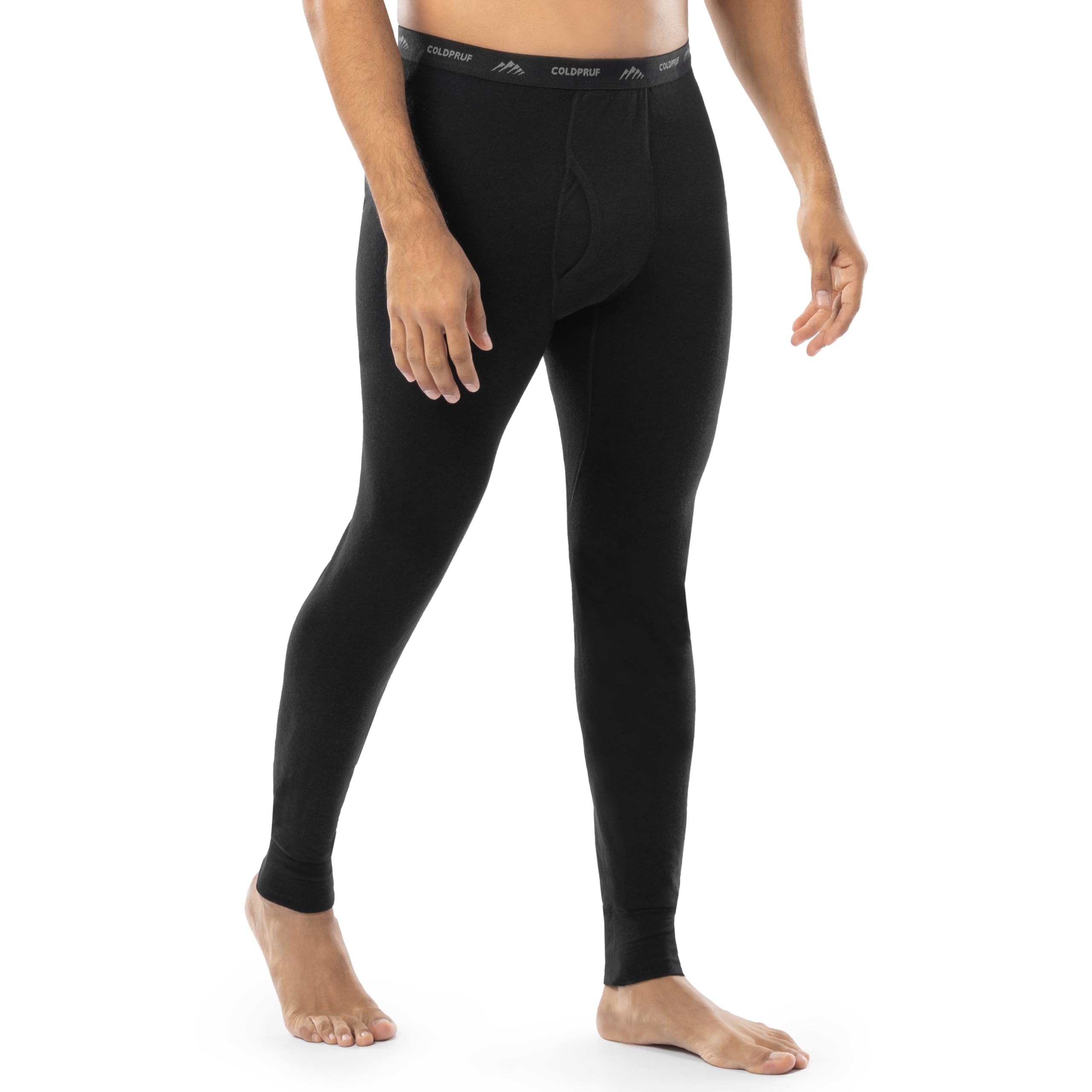 ColdPruf Men's Thermal Underwear Base Layer Pants - Dual Layer Winter Activewear for Hiking, Skiing & Outdoor Activities