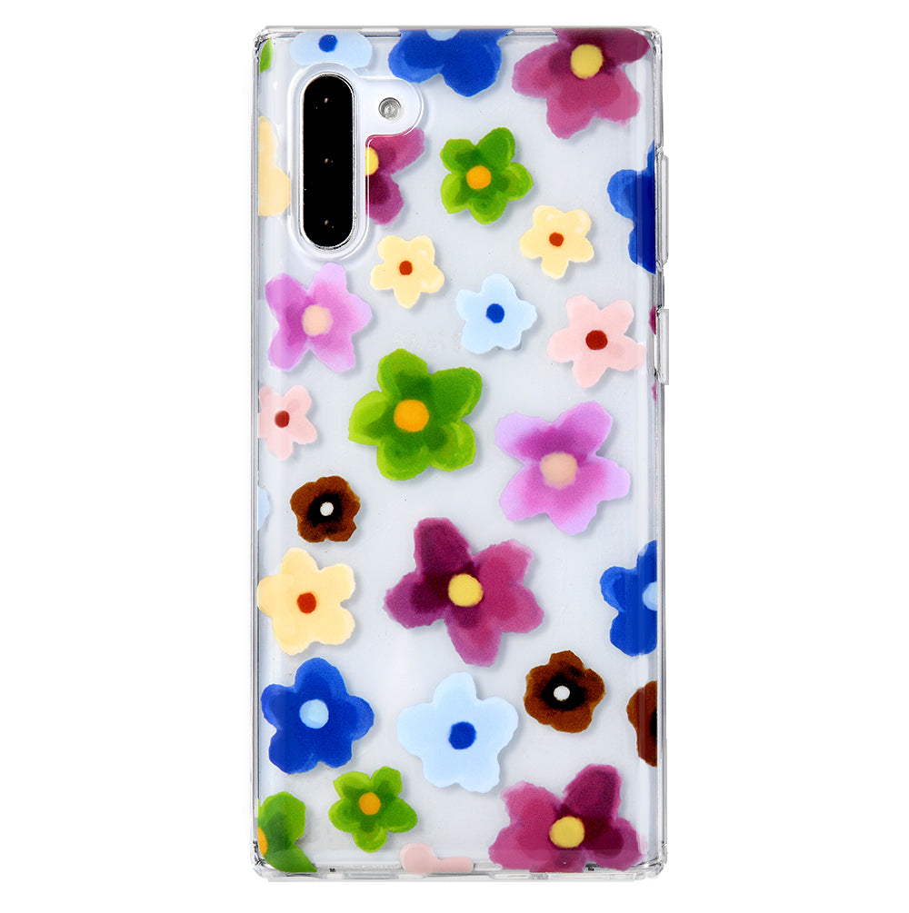 Flower Power Samsung Galaxy Phone Case - Protective Cover for Samsung Galaxy S21/S20/S10 - Stylish Floral Design for Women & Girls - Perfect for Everyday Use, Work & Travel