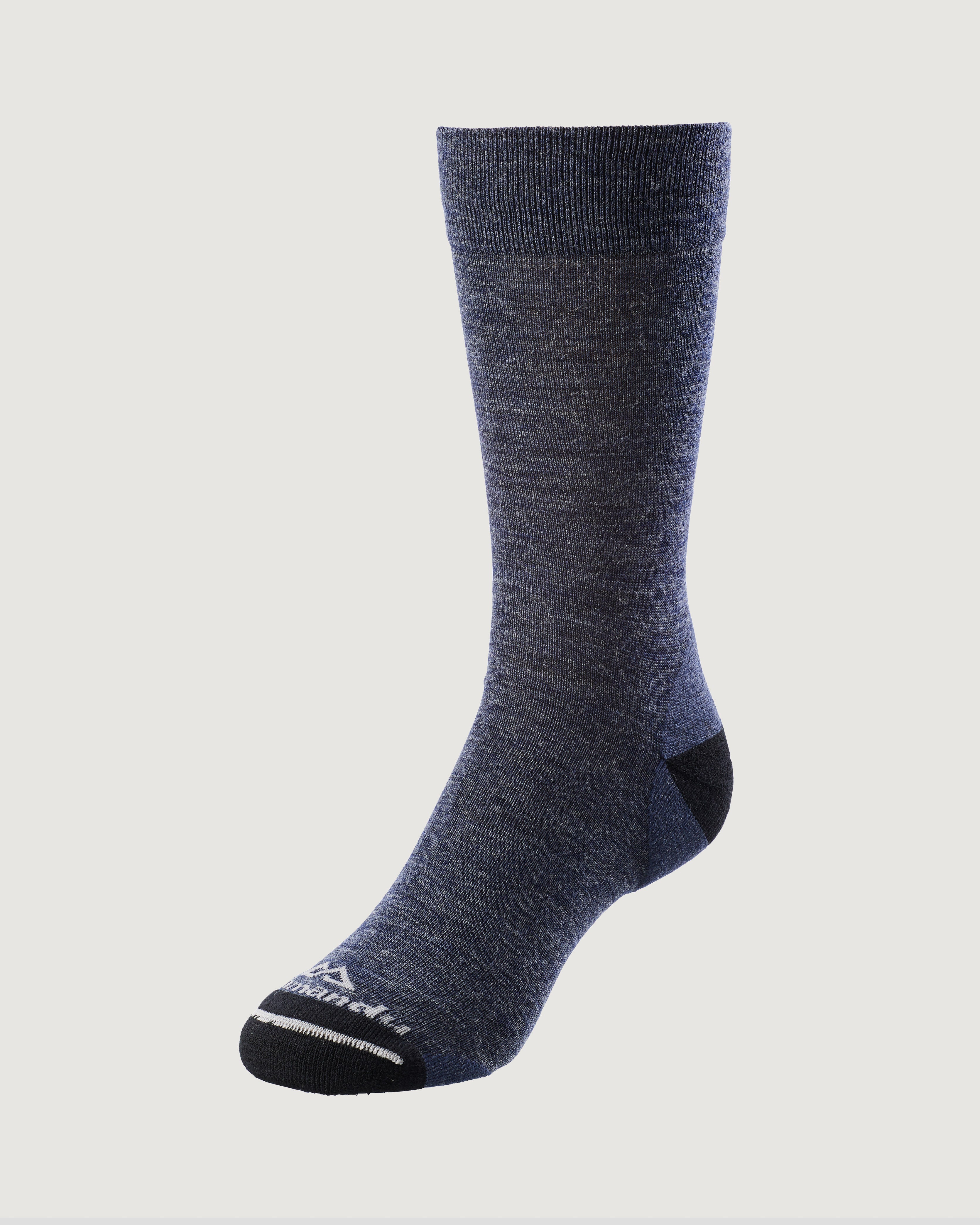 Premium Merino Wool Travel Socks for Men & Women - Dark Blue - Ultra Soft, Odor Resistant & Breathable - Perfect for Hiking, Camping & Long Flights