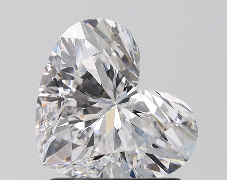 2.02 Carat D Color VVS2 Clarity Heart Cut Lab Grown Diamond - Perfect for Engagement Rings & Anniversary Gifts