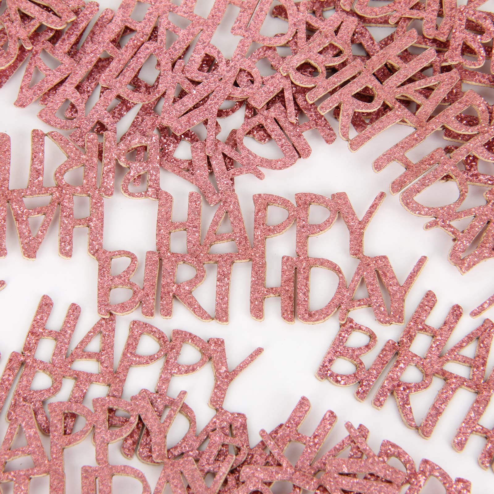 Rose Gold Glitter Confetti for Birthday Party Decorations - Elegant Table Scatter for Baby Showers, Weddings & Celebrations - Perfect for Cake Tables, Photo Backdrops and Party Centerpieces