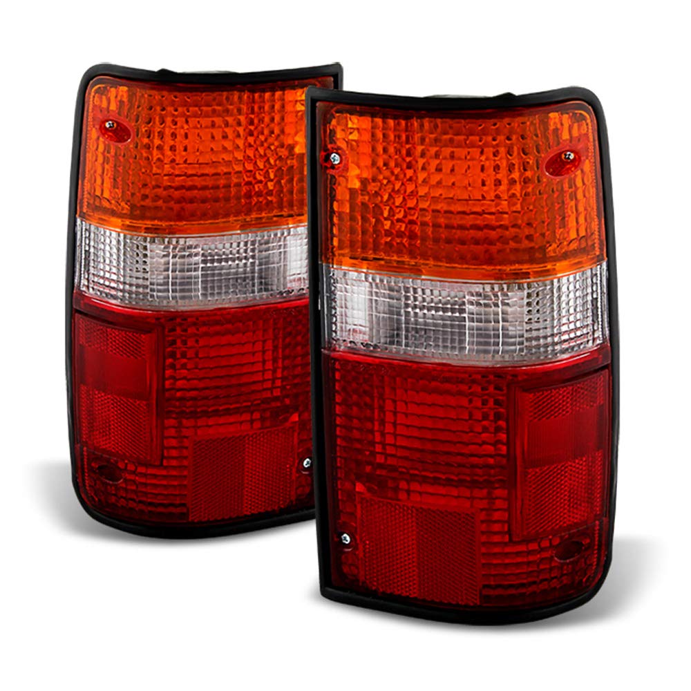 ACANII Replacement Tail Lights Brake Lamps for 1989-1995 Toyota Pickup Truck - Left & Right Pair - Perfect for Off-Roading, Night Driving & Vehicle Restoration Projects
