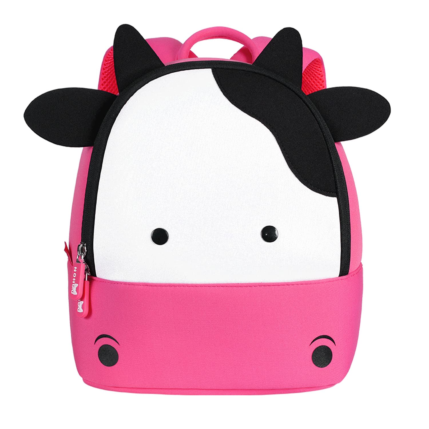 NO HOO Cute Animal Toddler Backpack - Waterproof Kids School Bag for Boys & Girls Ages 3-6 - Perfect for Preschool, Kindergarten & Travel
