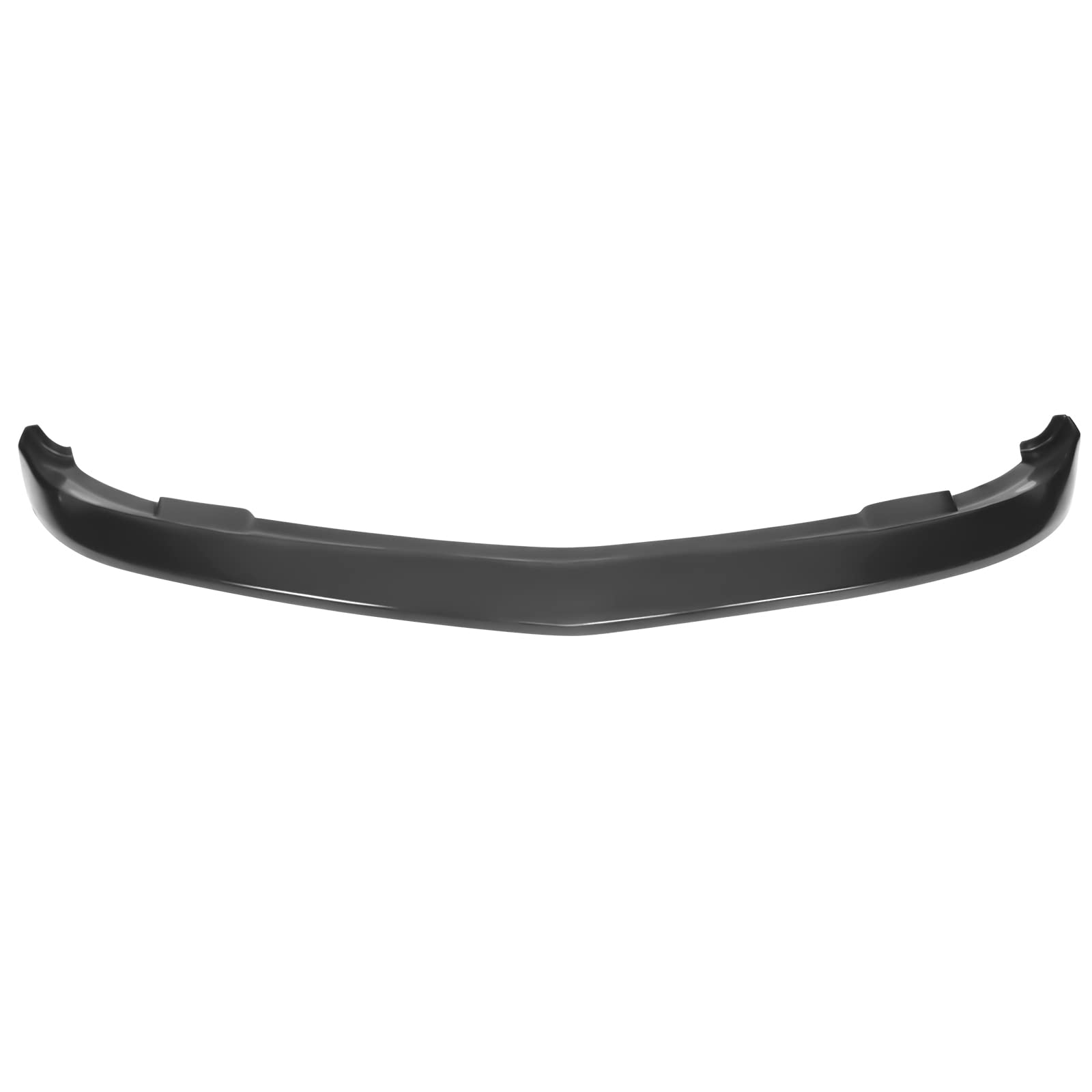 IKON MOTORSPORTS V2 Style Front Bumper Lip Splitter for 2006-2010 Dodge Charger - Unpainted Black PU Valance Chin Spoiler | Aggressive Styling Upgrade for Street & Track Performance