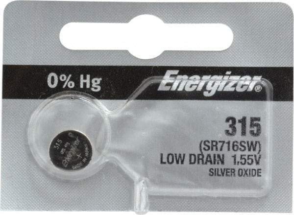 Energizer 317 Silver Oxide Watch Battery 1.55V - Long Lasting Power for Watches, Calculators & Medical Devices