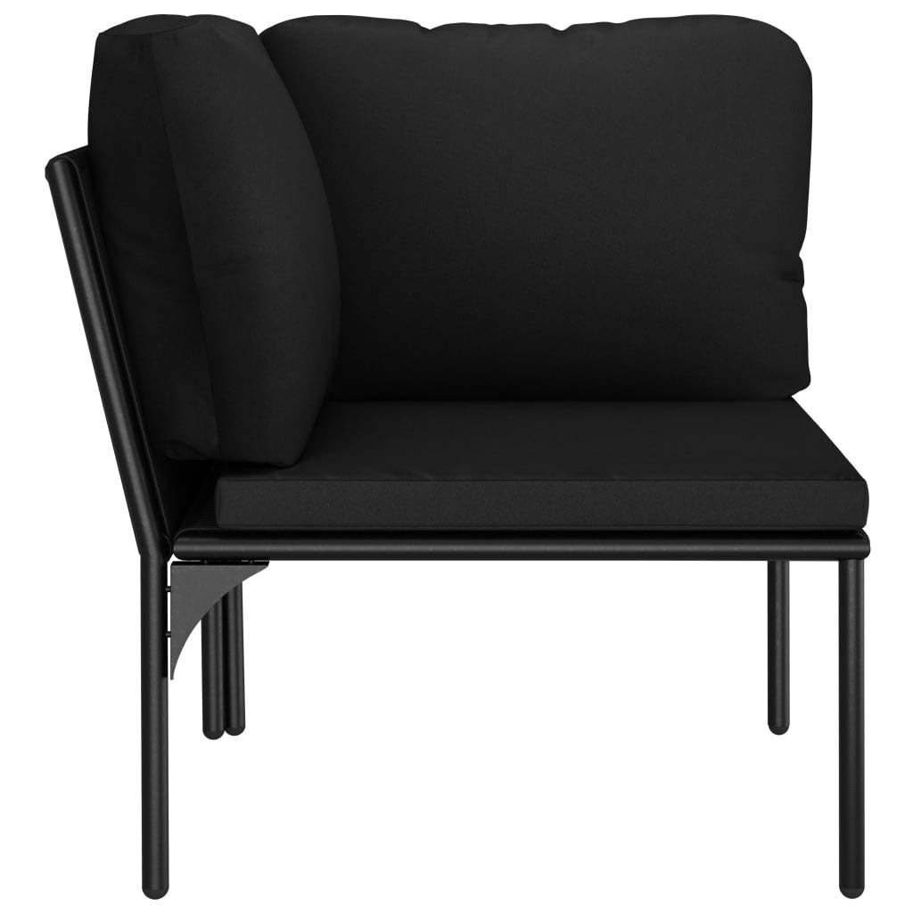 6-Piece Outdoor Patio Furniture Set - Steel Frame Conversation Sofa Lounge with Cushions & Coffee Table - Perfect for Backyard, Porch, Garden, Poolside & Balcony Relaxation