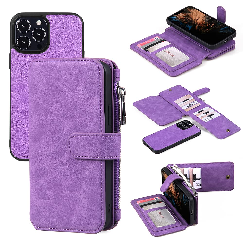 Premium Leather Wallet Case for iPhone 13 Pro (6.1