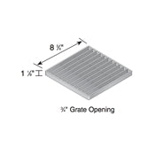 NDS 915 9 Square Grate - Heavy Duty Drainage Solution for Landscaping, Gardens & Driveways