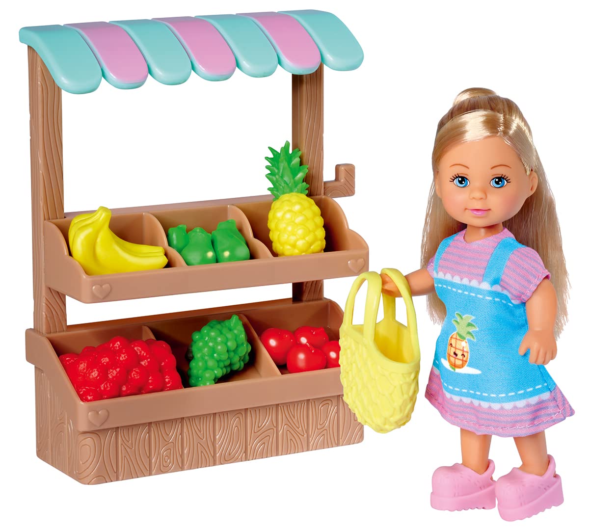 Evi Love Food Market Stand - Portable Folding Market Stall for Farmers, Flea Markets & Outdoor Events - Perfect for Selling Fresh Produce, Handmade Goods & Vintage Items