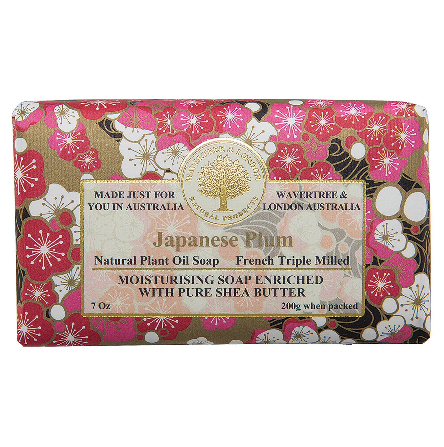 Premium Japanese Plum Luxury Bar Soap for Soft Skin - Exfoliating & Moisturizing - Perfect for Spa, Bath & Gift Giving