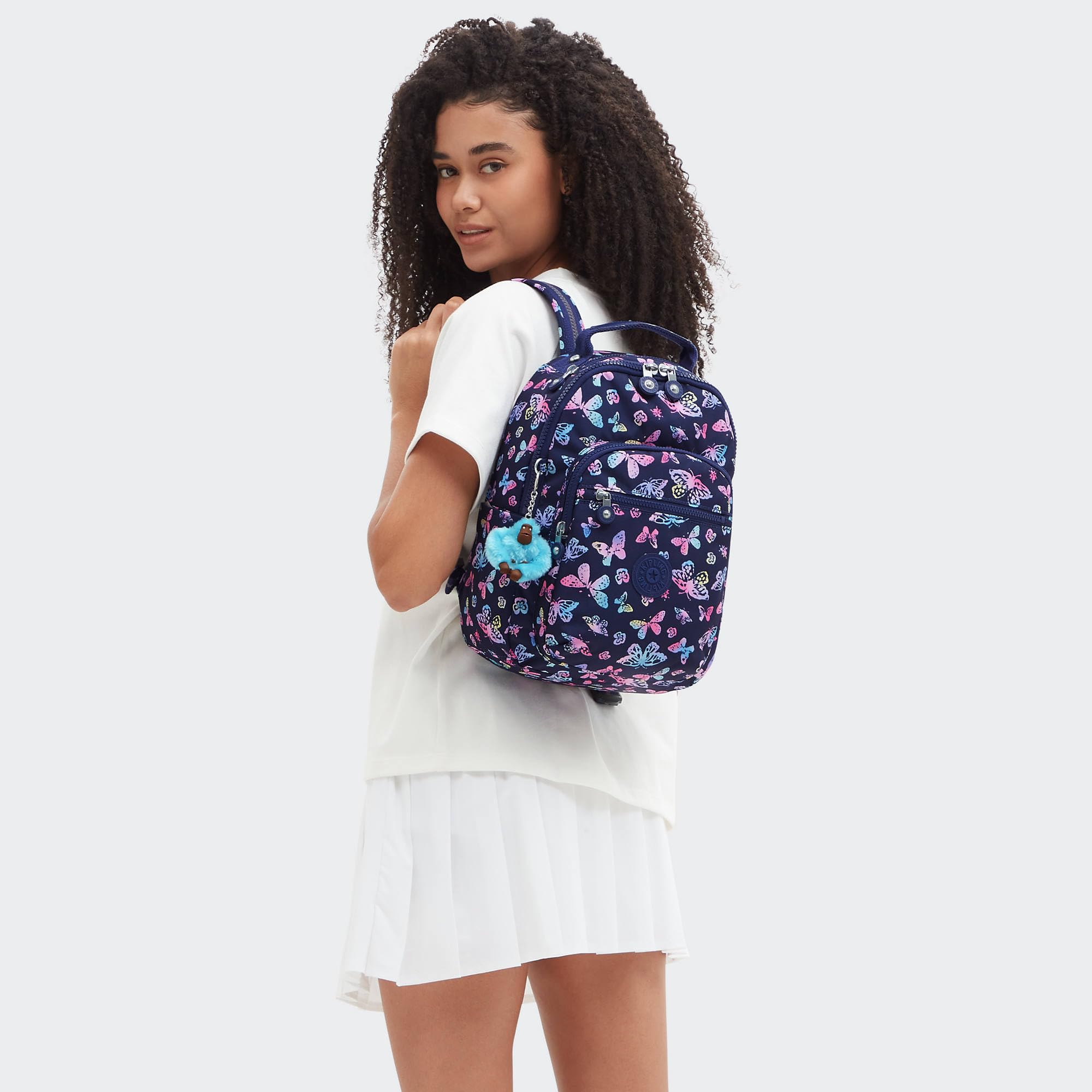 Kipling Women's Seoul Small Tablet Backpack - Lightweight Durable Laptop Bag with Padded Shoulder Straps & Tablet Sleeve - Perfect for School, Work & Travel Accessories
