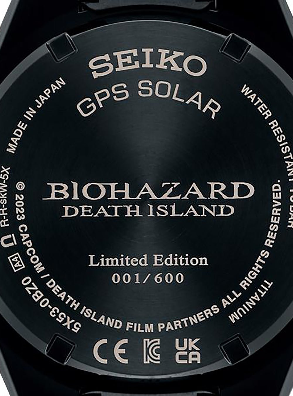 SEIKO ASTRON NEXTER Biohazard Death Island Limited Edition Chris Redfield Collaboration Watch - SBXC129 / SSH129 - Made in Japan JDM - Perfect for Collectors and Biohazard Fans