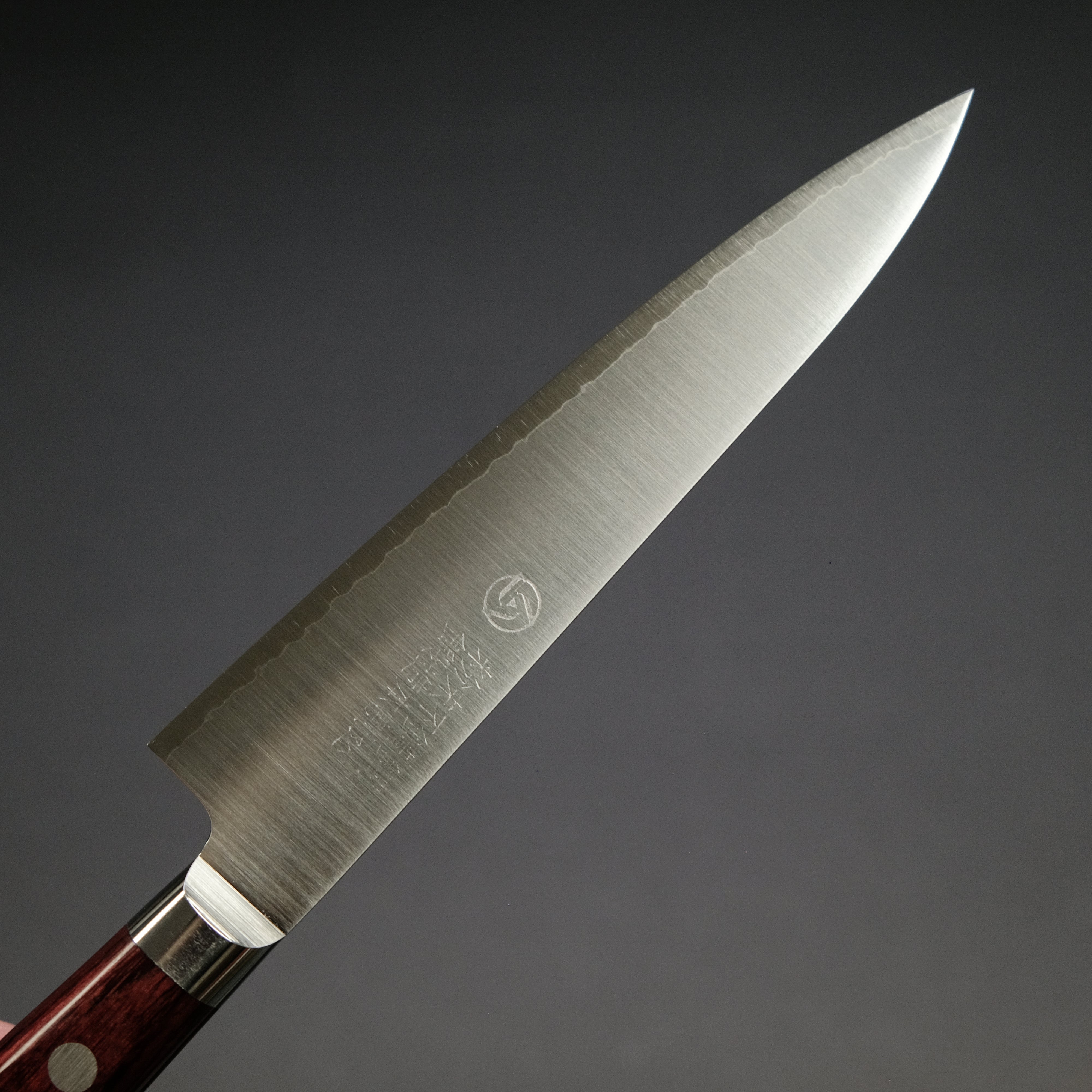 Hitohira TP Petty 130mm Japanese Kitchen Knife with Wine Pakka Handle - Perfect for Precision Slicing, Peeling & Garnishing Fruits, Vegetables & Boneless Meats