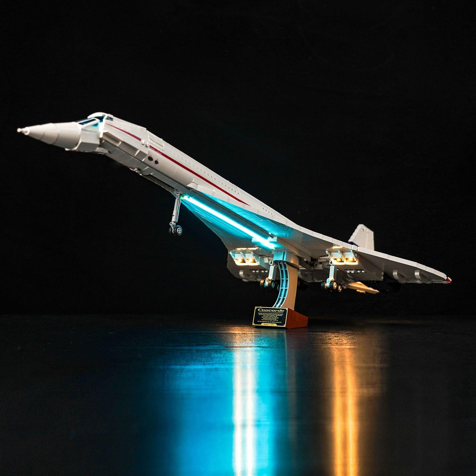 LED Lights Kit for Lego Concorde Icons 10318 - Enhance Your Model with Realistic Lighting Effects | Perfect for Display & Nighttime Play