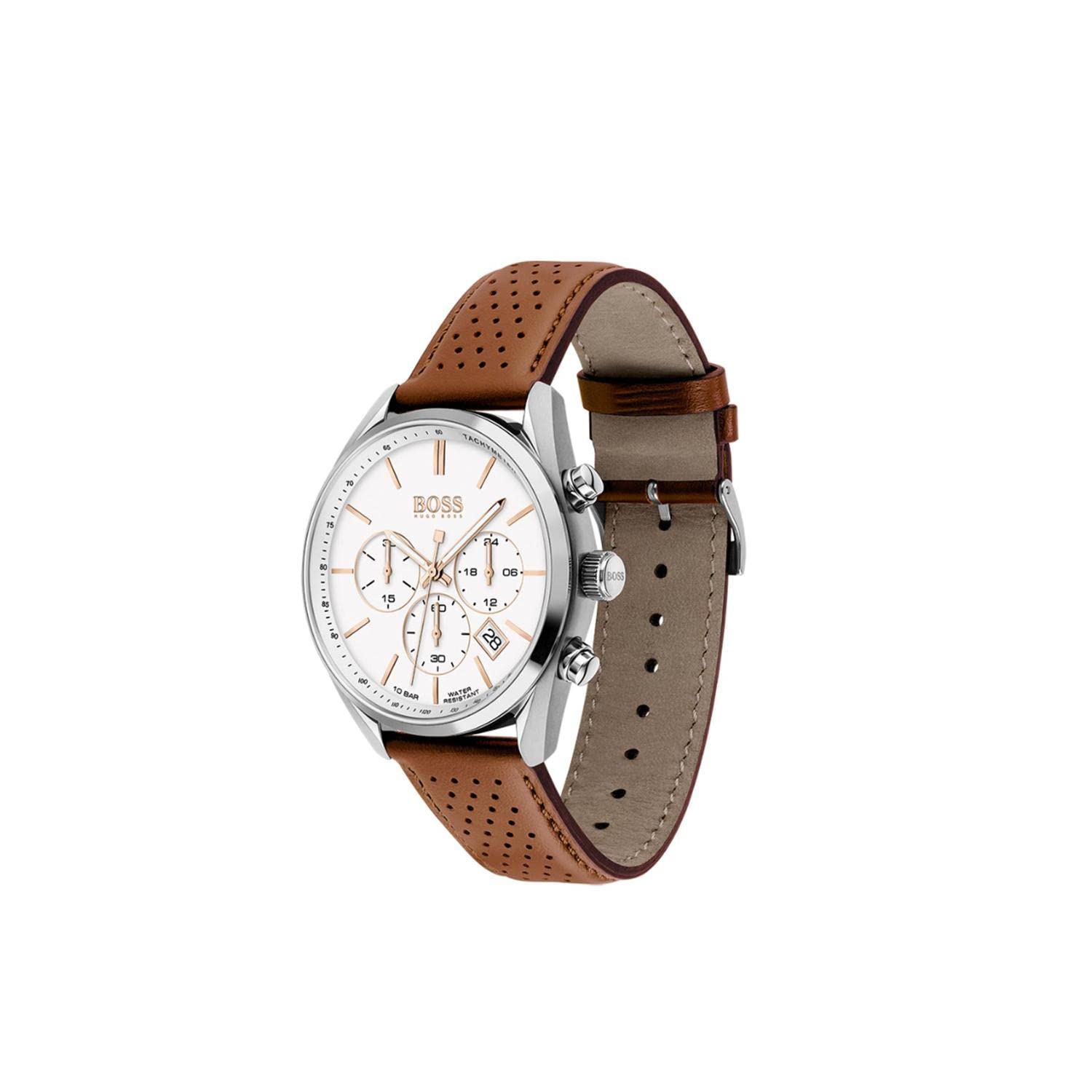 BOSS Cloud Men's Quartz Chronograph Watch - Waterproof Sports Watch with Date Display - Perfect for Business, Casual Wear & Outdoor Activities