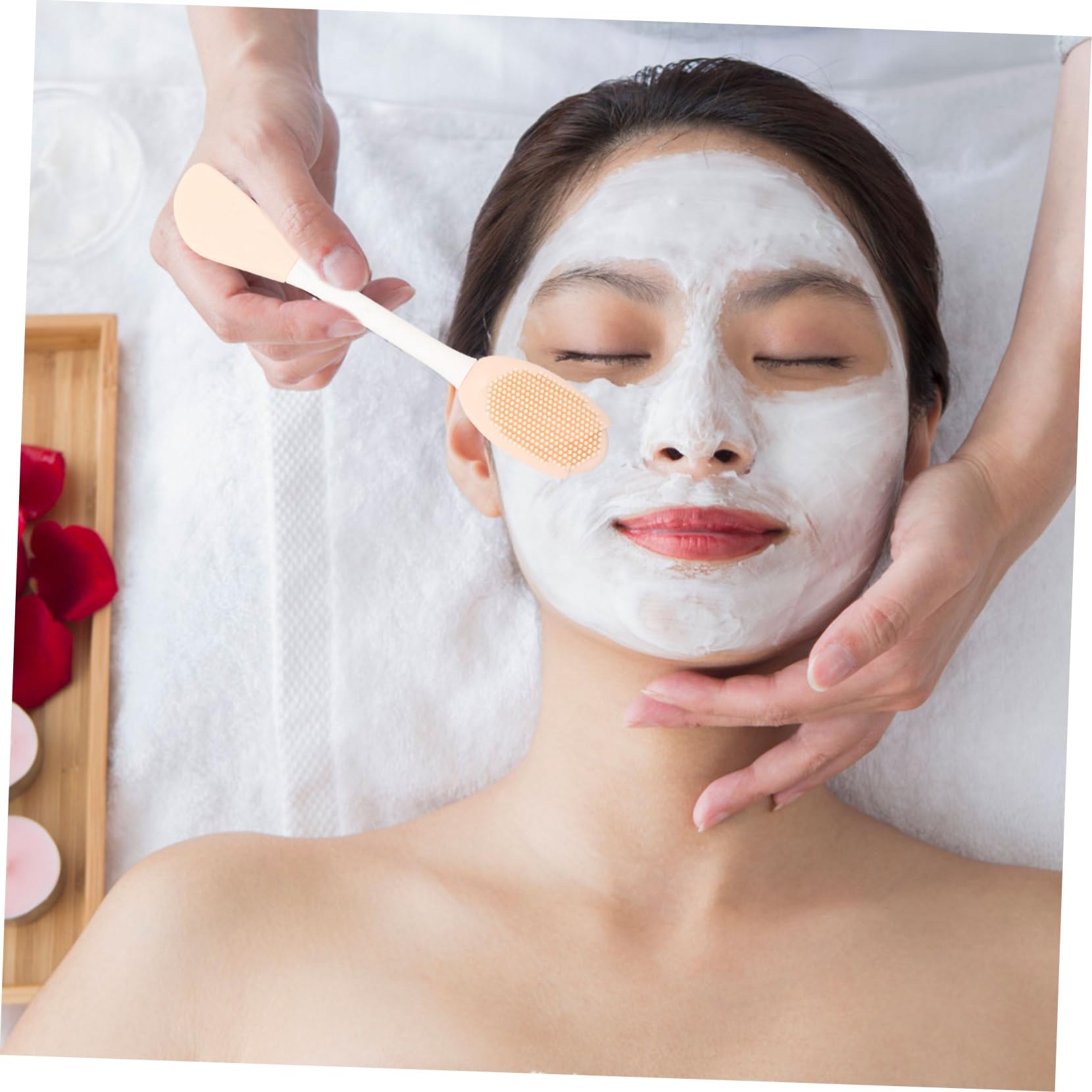iPetboom 1 Set Mask Mixing Bowl - PP Plastic Facial Mask Applicator for DIY Skincare & Spa Treatments - Perfect for At-Home Beauty Routine & Professional Salon Use
