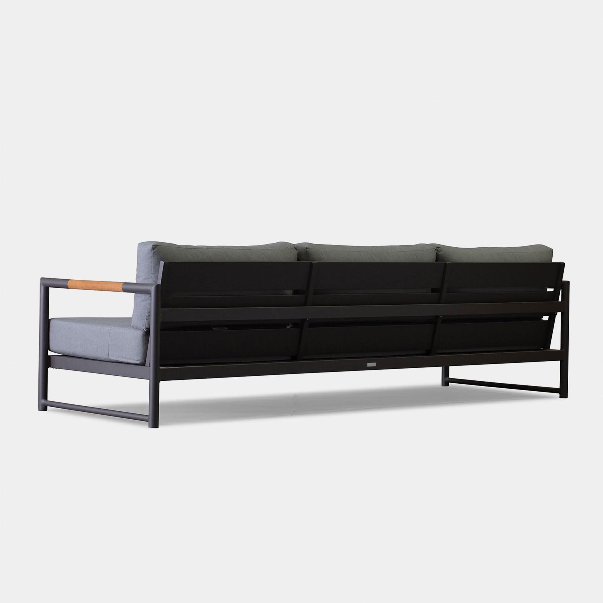 Breeze XL Aluminum 3-Seat Outdoor Patio Sofa - Modern Garden Furniture for Backyard, Poolside & Deck Relaxation