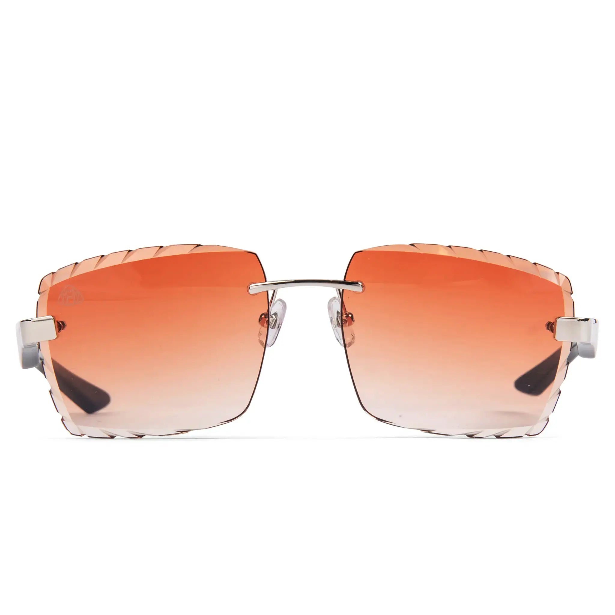 Maybach Eyewear The Artist III Polarized Sunglasses - Custom Brown Fade Diamond Cut Lens - Premium UV Protection - Perfect for Outdoor Activities & Fashion Statement