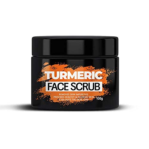 Beardo Turmeric Face Scrub for Men - 100g (Pack of 2) | Exfoliating & Brightening Facial Cleanser | Acne & Blackhead Treatment for Daily Skincare Routine