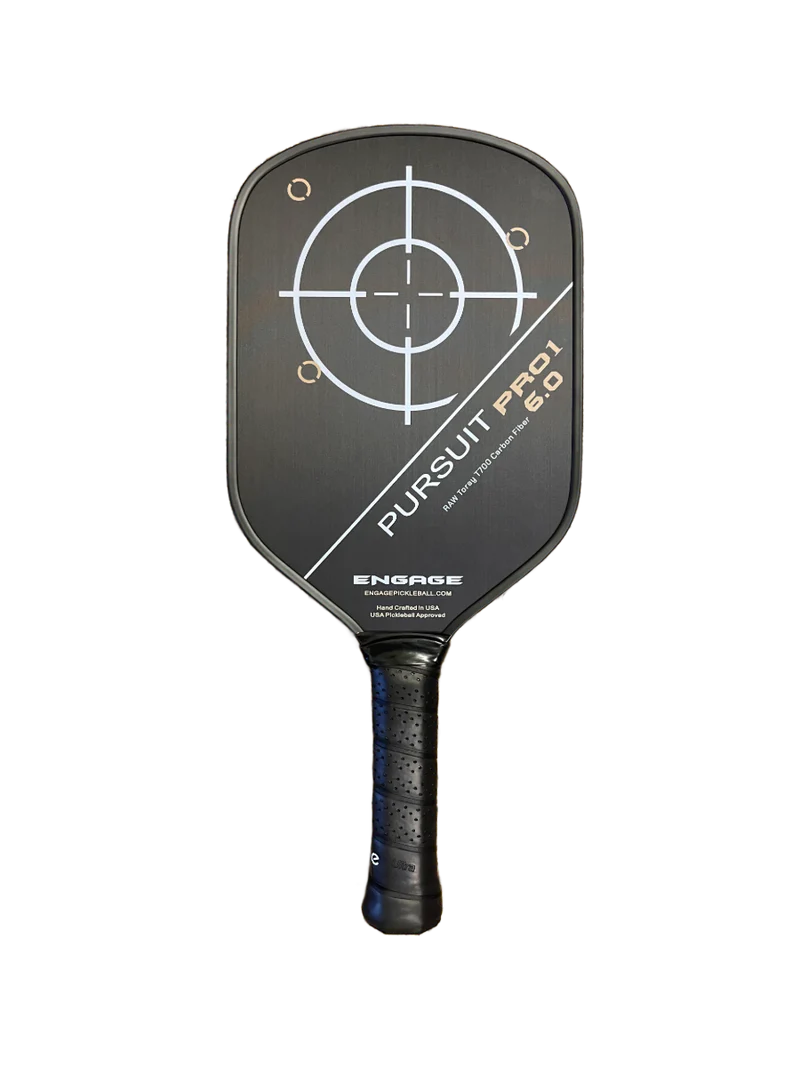 Engage Pursuit Pro1 6.0 Pickleball Paddle - Premium Carbon Fiber Paddle for Advanced Players - Perfect for Tournament Play & Outdoor Pickleball Games