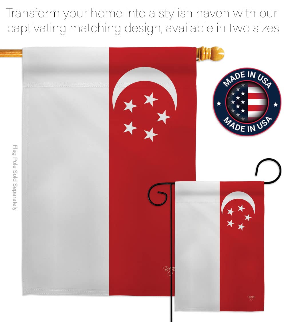 Singapore Nationality House Flag Set 28