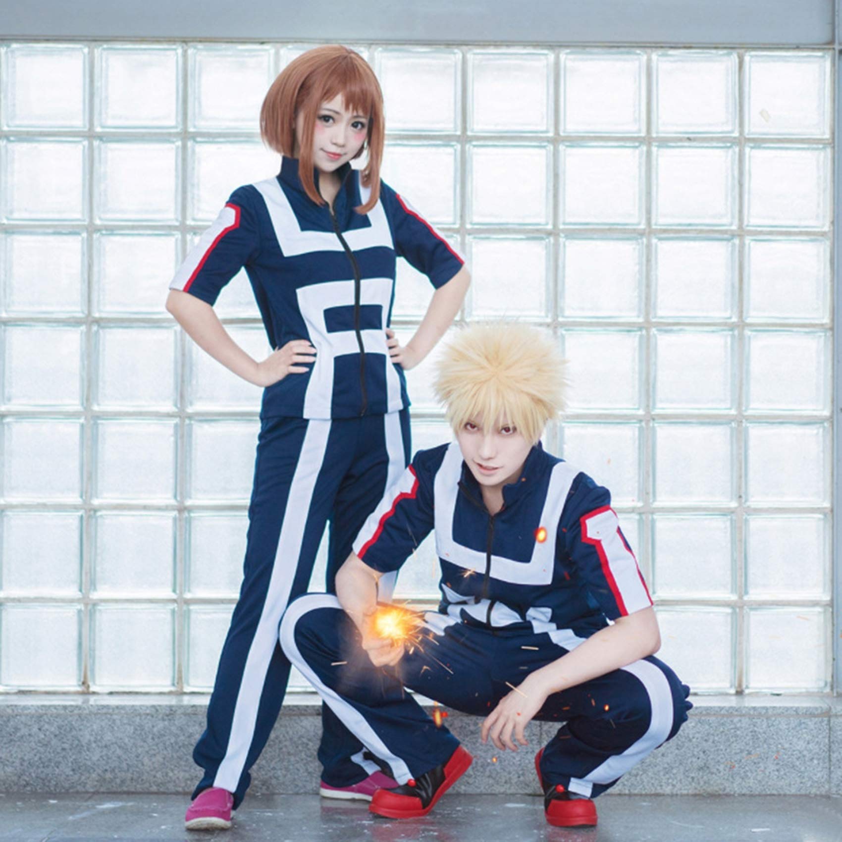 My Hero Academia MHA BNHA Cosplay Costume Uniform Outfit with 3 Keychains - Halloween Anime Party, Comic Con, Cosplay Event