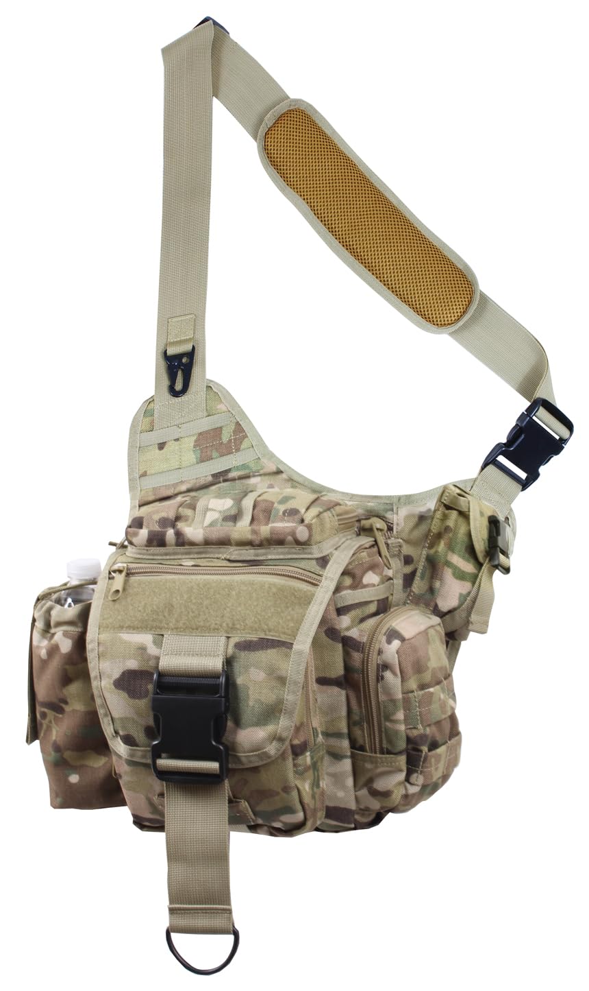 Rothco Advanced Tactical Crossbody Shoulder Bag - Durable Military Style Messenger Bag for Outdoor, Travel & Everyday Use