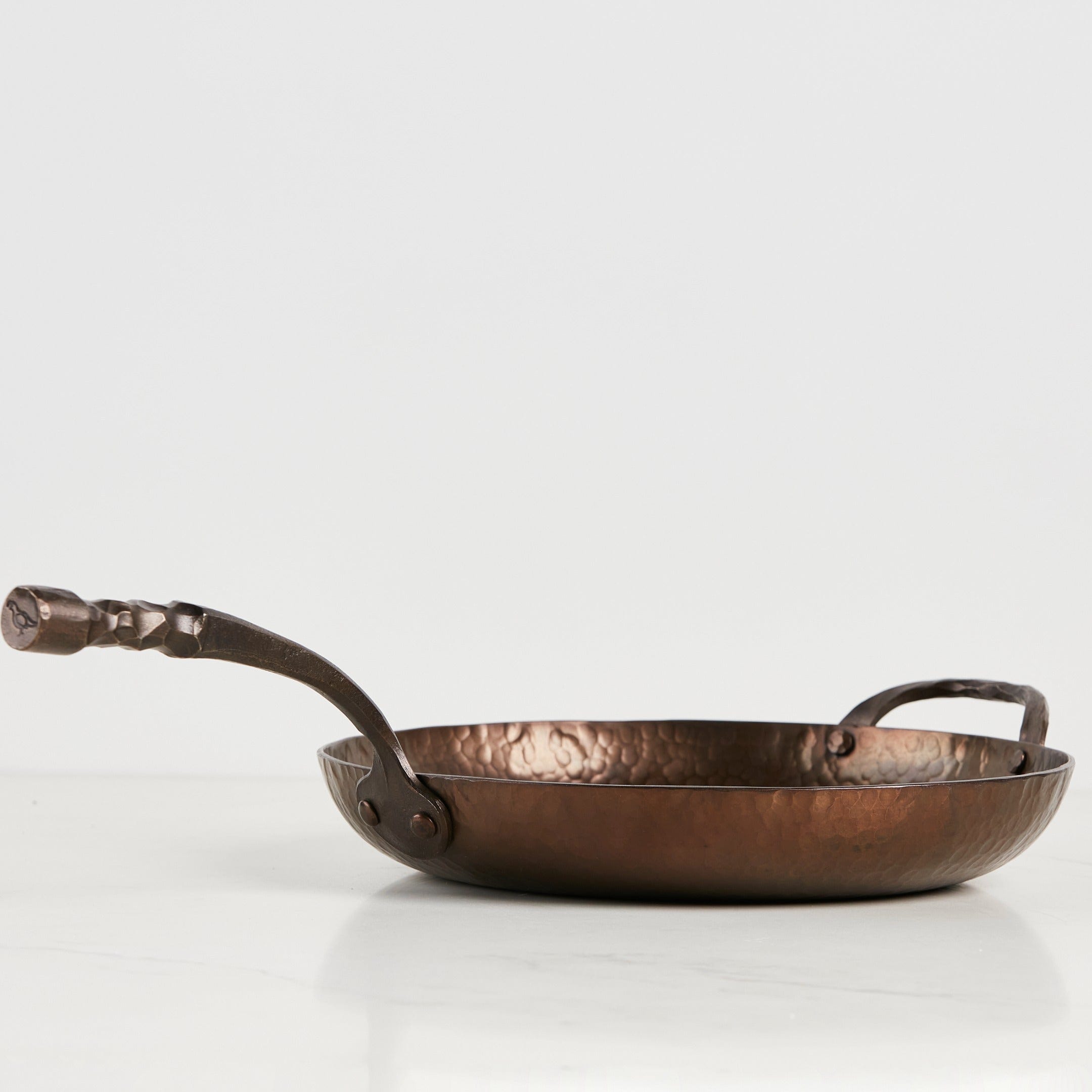 Smithey Deep Farmhouse Carbon Steel Skillet 12 Inch - Premium USA Made Cookware for Professional Chefs & Home Cooking | Perfect for Searing, Frying & Oven Use