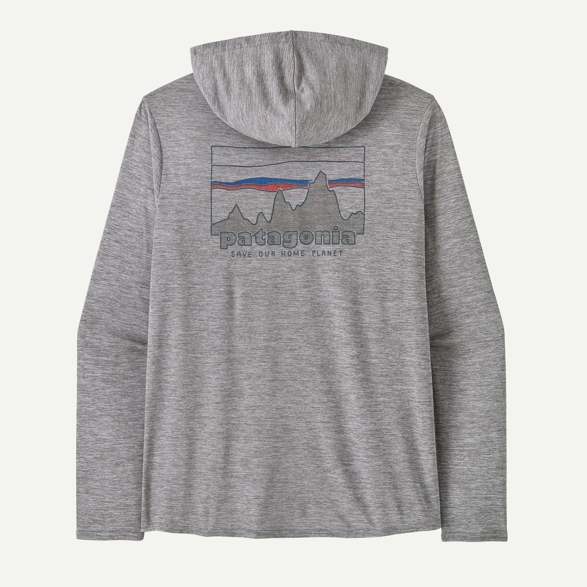 Capilene® Cool Daily Graphic Hoody for Men - Lightweight & Breathable Hooded Sweatshirt - Perfect for Hiking, Running & Outdoor Activities