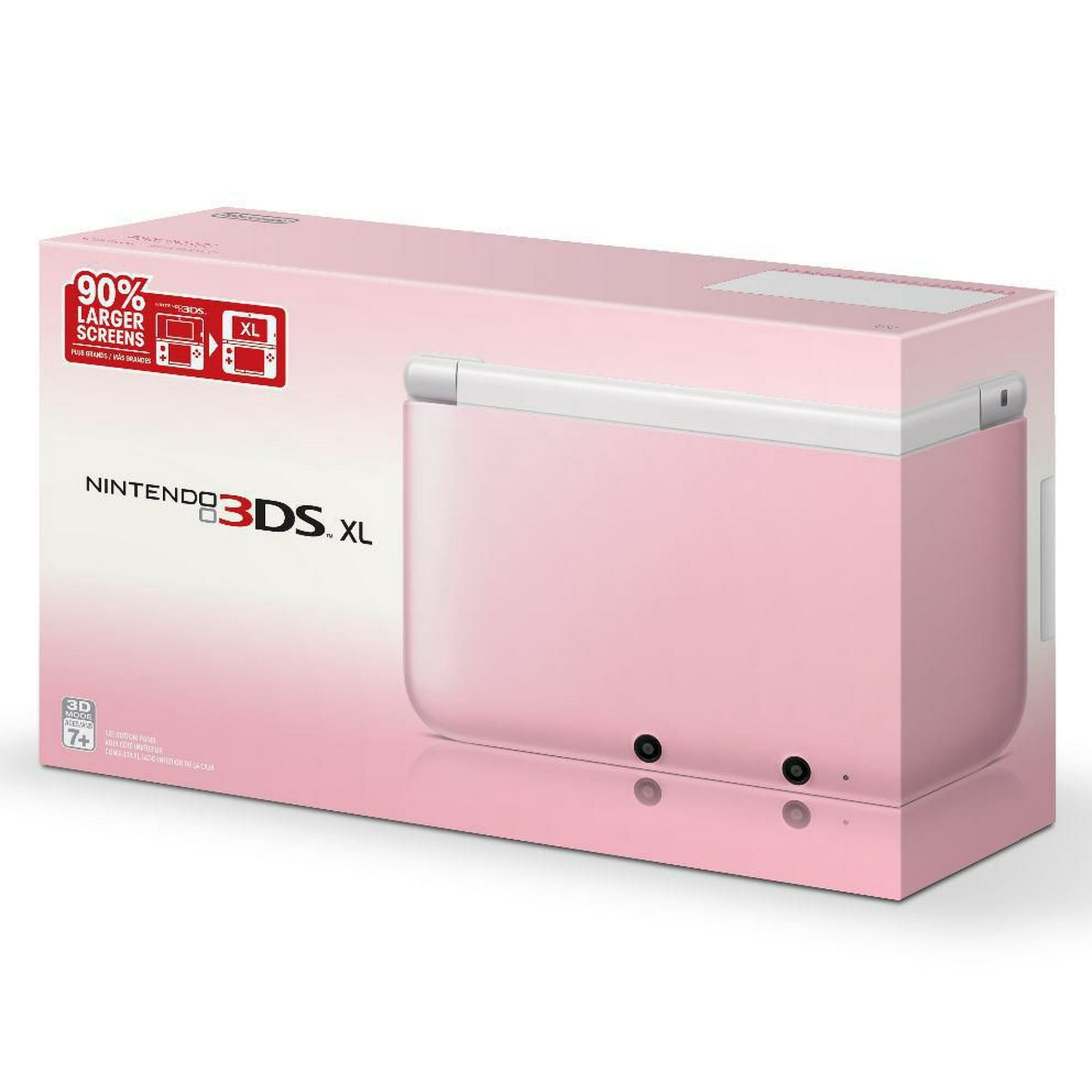 Nintendo 3DS XL Pink Handheld Gaming Console - Complete in Box with Charger & Accessories | Portable Gaming for Travel, Commute & Home Entertainment
