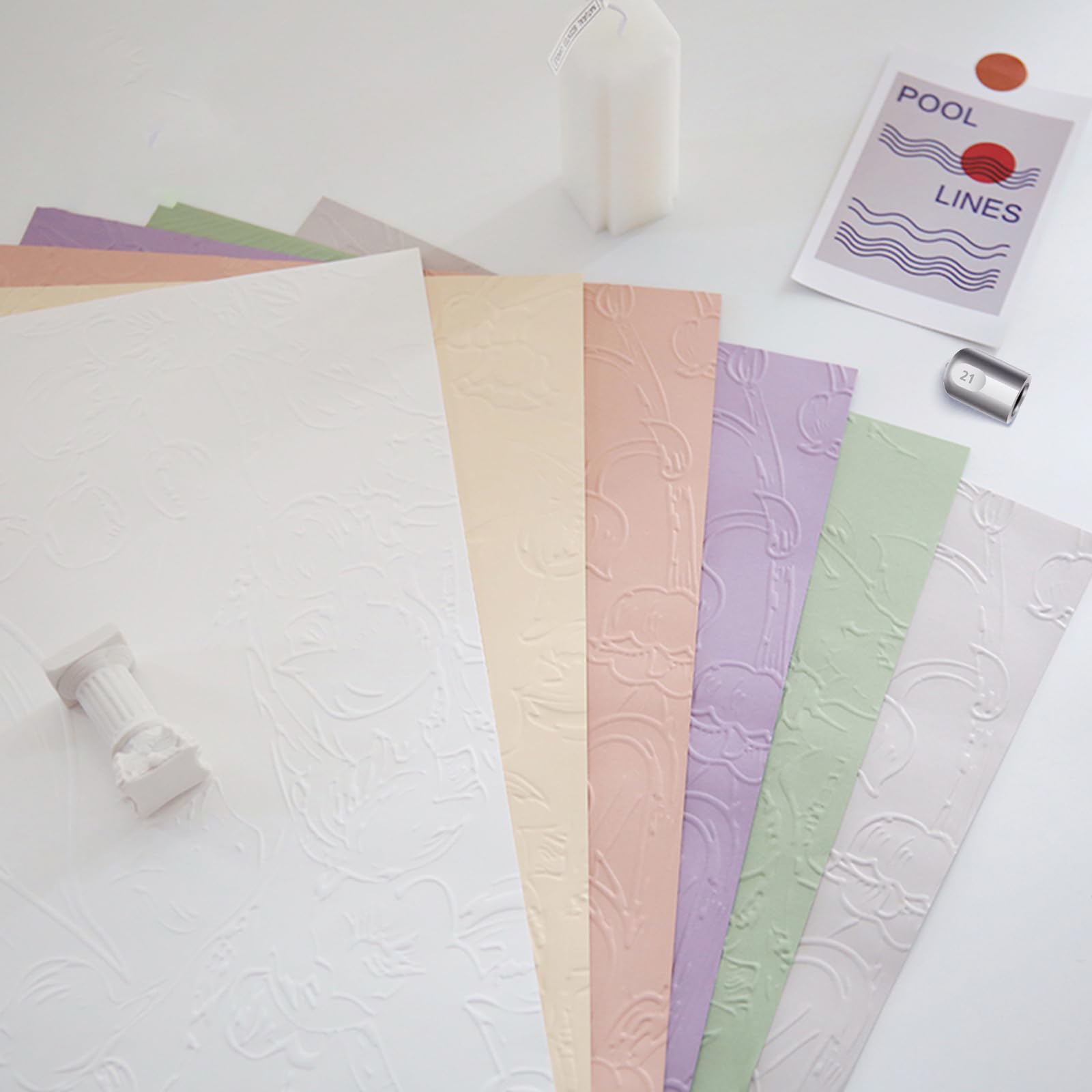 Premium Debossing Tip Set for Cricut Maker - Fine Embossing Tools for Cardstock, Foil Paper, Glitter Paper & Coated Materials | Perfect for DIY Greeting Cards, Scrapbooking & Paper Crafts