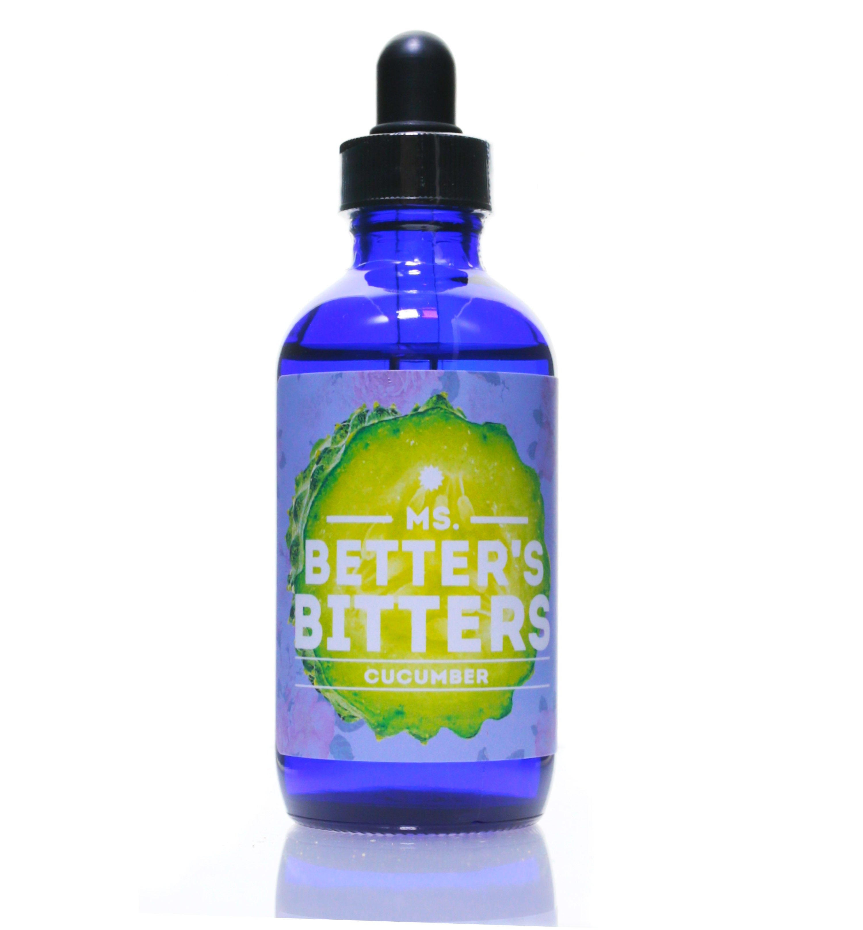 Ms Better's Bitters Cucumber Flavor 4oz - Premium Cocktail Bitters for Mixology, Mocktails & Home Bar Essentials