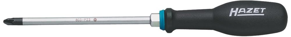 Hazet 803-PZ2 Professional Pozidriv Screwdriver Set - PZ2 Precision Screwdriver for Electronics, Automotive & DIY Projects | Durable German Engineering for Mechanics & Home Repair