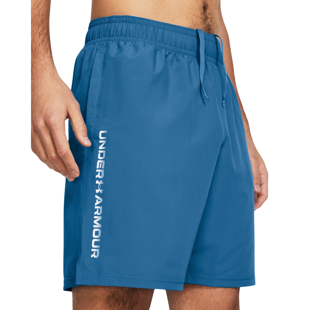 Men's Under Armour Woven Wordmark Shorts - Lightweight Athletic Training Shorts for Running, Gym & Casual Wear
