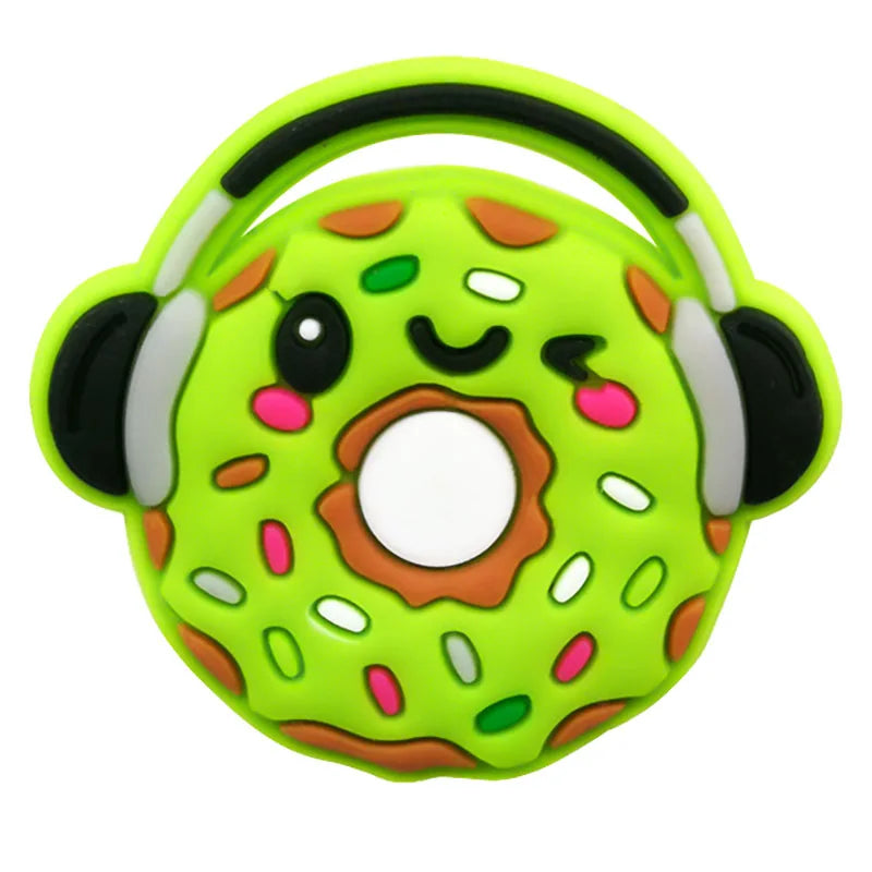 Trendy Donut Shoe Charms Pins for Crocs - Cute Decorative Accessories for Kids & Adults - Perfect Christmas, Birthday Party Gifts for Boys & Girls - Great for School, Travel & Casual Wear