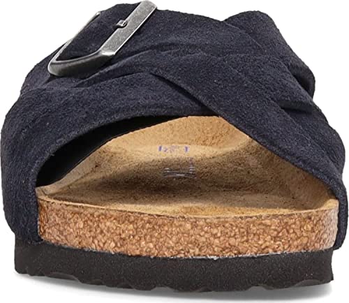 Birkenstock Men's Lugano Soft Footbed Sandals in Tobacco Oil Leather - Comfortable Casual & Outdoor Walking Shoes for Men