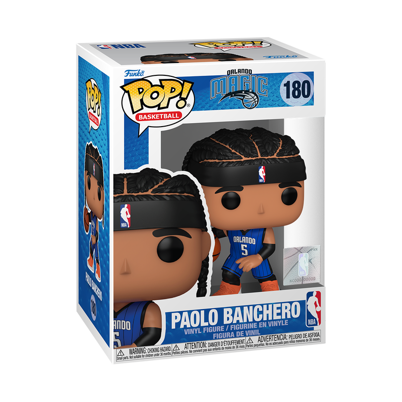 Paolo Banchero Funko Pop NBA Basketball Figure 180 with Protective Case - Perfect for Collectors, Gifts, and Sports Fans Display