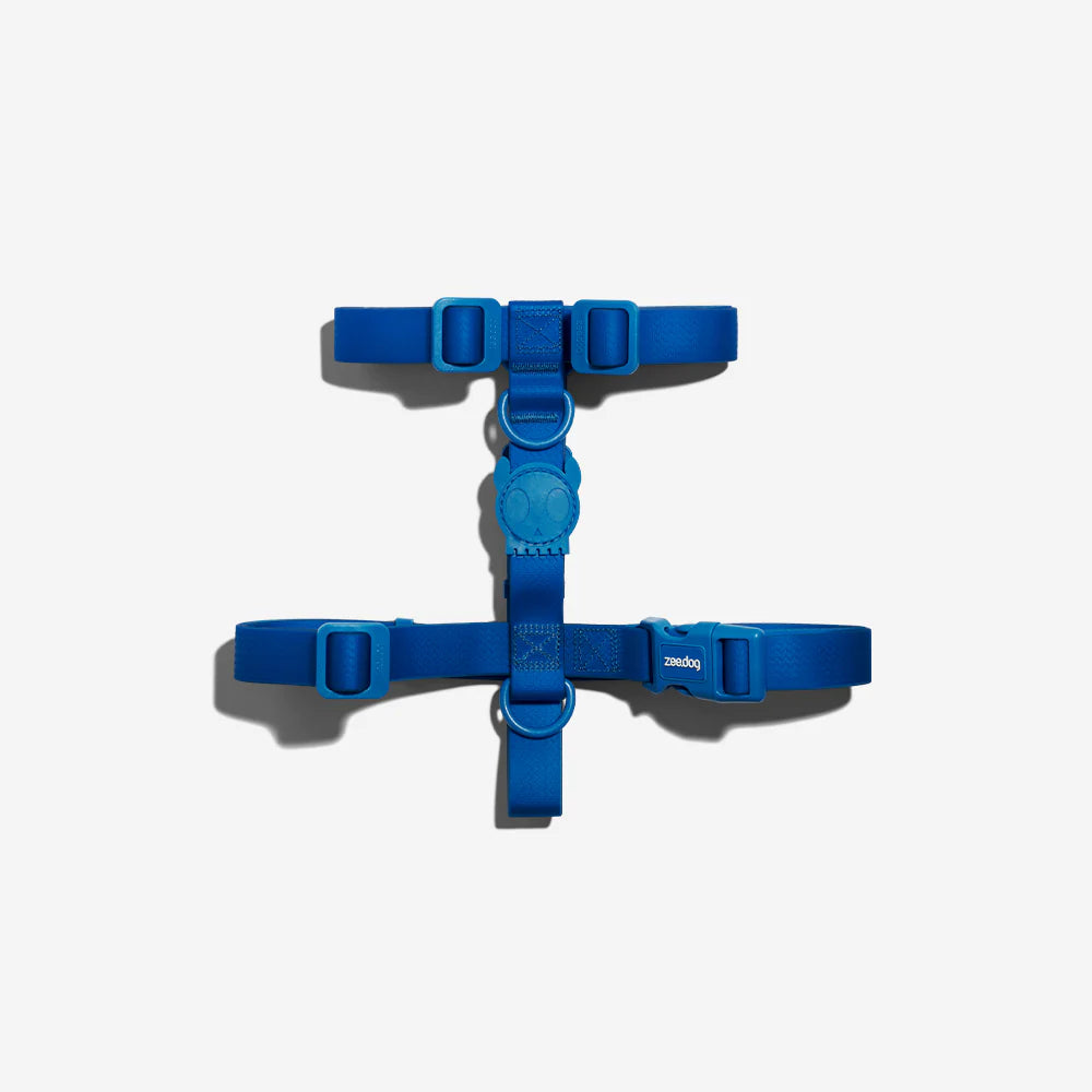 Neopro Blue H Harness for Dogs - Adjustable & Comfortable Dog Harness by Zee.Dog - Perfect for Walking, Running, and Outdoor Adventures