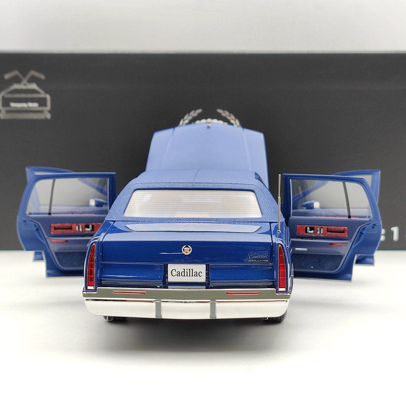 1:18 Scale 1993 Cadillac Fleetwood Sedan Blue Diecast Model Car - Limited Edition Collectible for Car Enthusiasts & Display Showcase