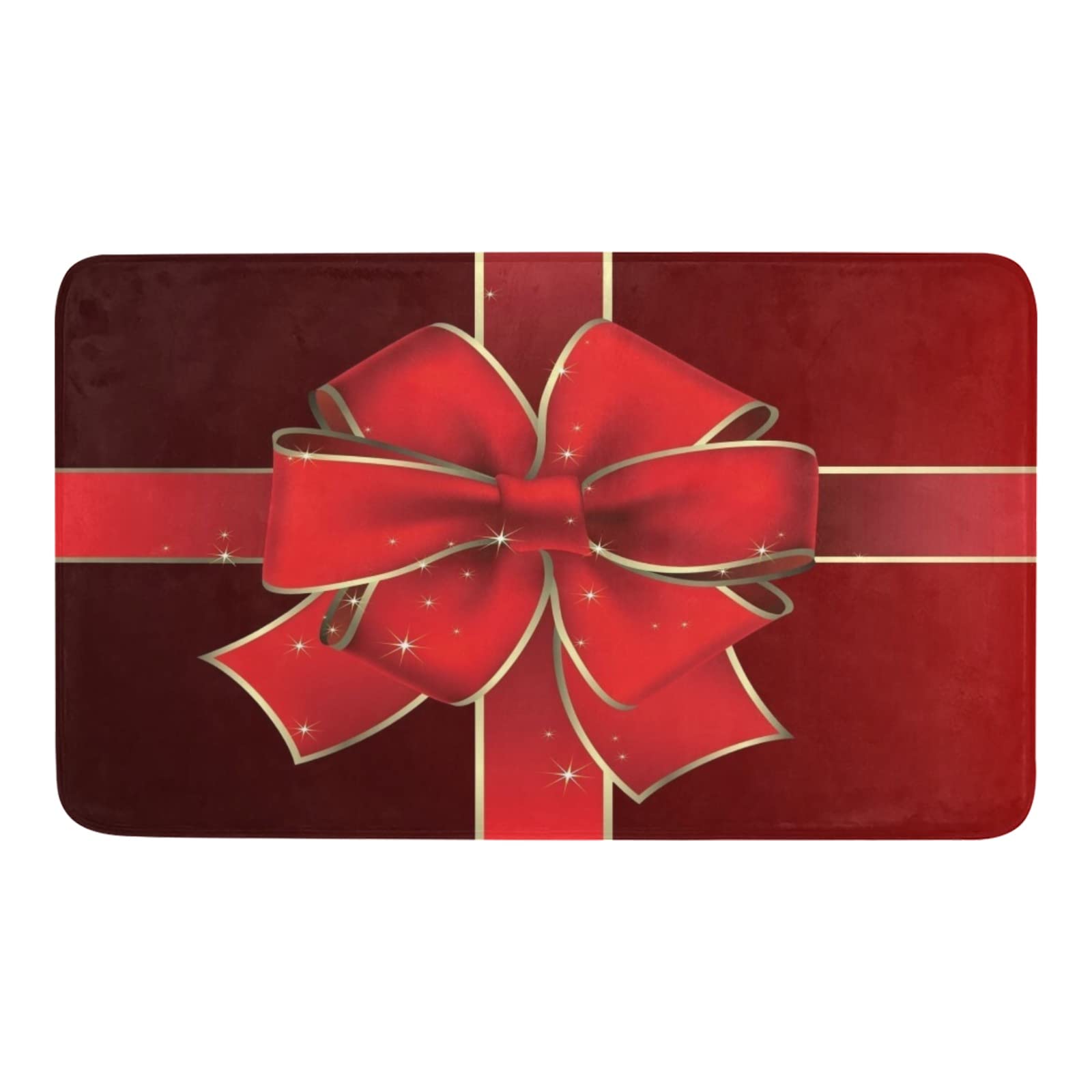 Christmas Bow Doormat 23.6