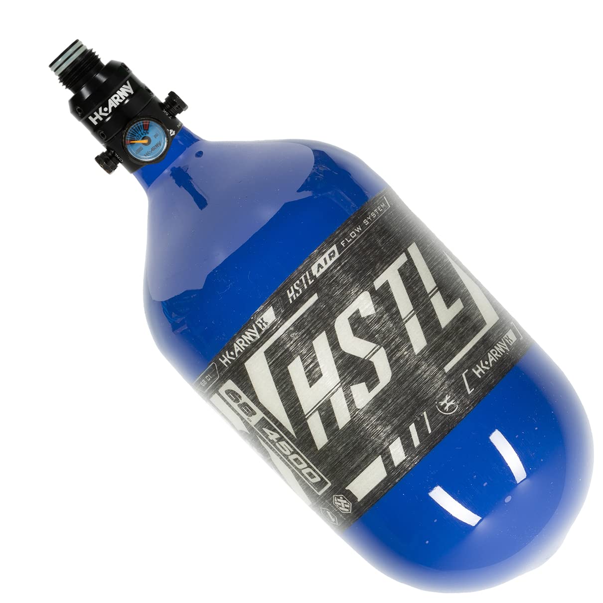 HK Army HSTL V2 Pro HPA Paintball Air Tank - 68/4500 Carbon Fiber with Ninja Pro Regulator | Lightweight & High-Performance for Tournament & Woodsball Scenarios