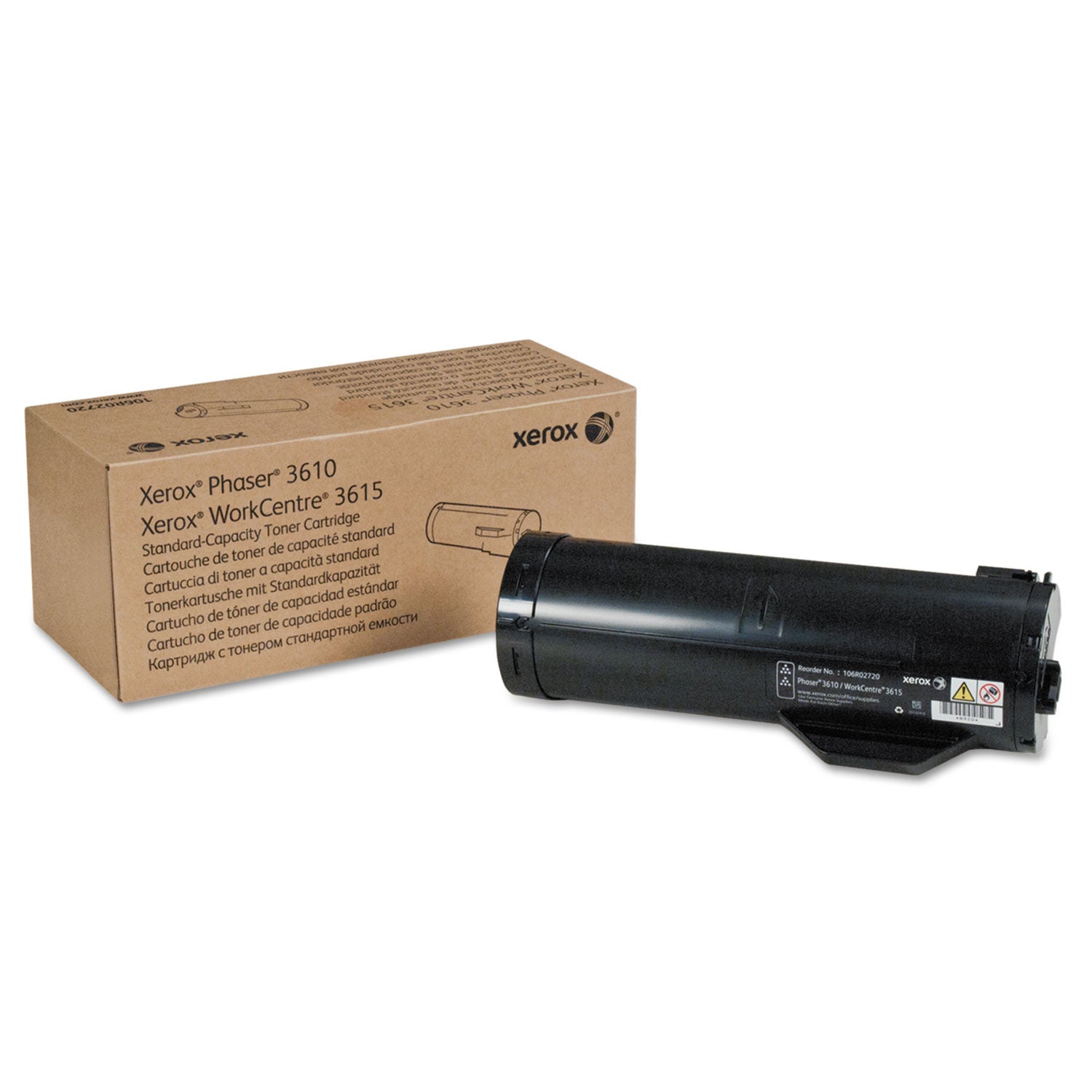 Original HP 106R02720 Black Toner Cartridge - High Yield 5900 Pages | Compatible with HP Printers for Office & Home Use