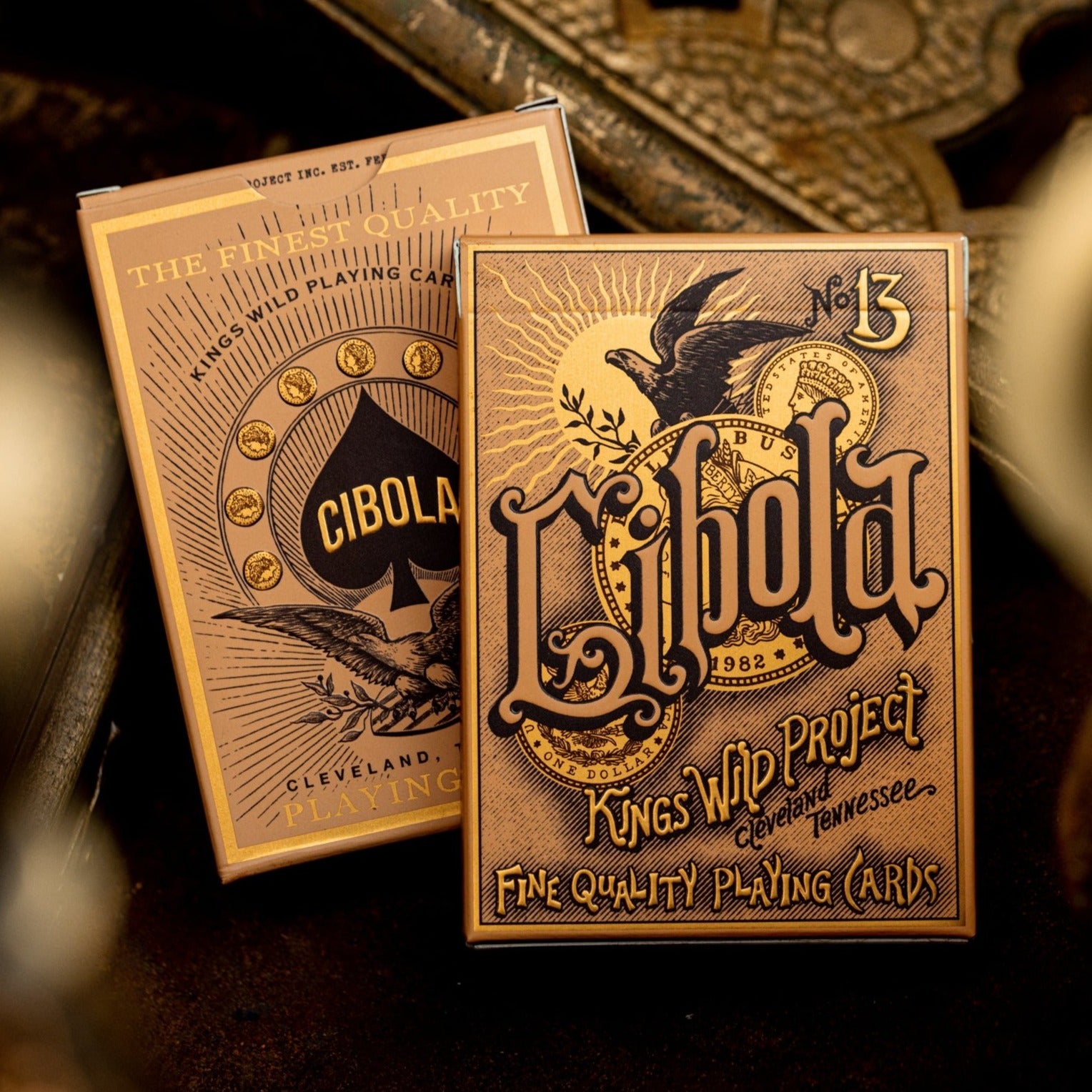 Premium Cibola Gilded Edition Luxury Playing Cards - Elegant Gold Foil Deck for Poker, Magic Tricks & Collectors (Gift-Ready Packaging)