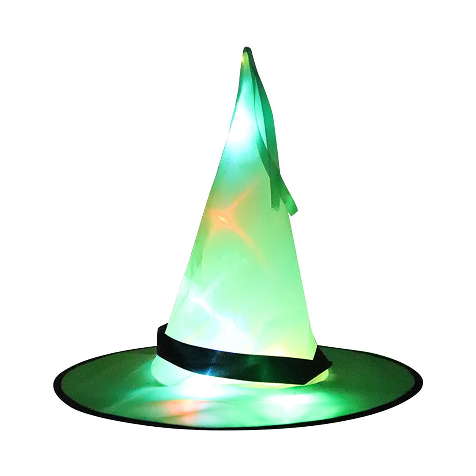 Glow in the Dark Baseball Cap - Adjustable Dad Hat for Halloween Parties, Witch Costume Accessory, Dance Events - Unisex Adult & Kids Party Hats for Nighttime Festivities, Concerts and Cosplay