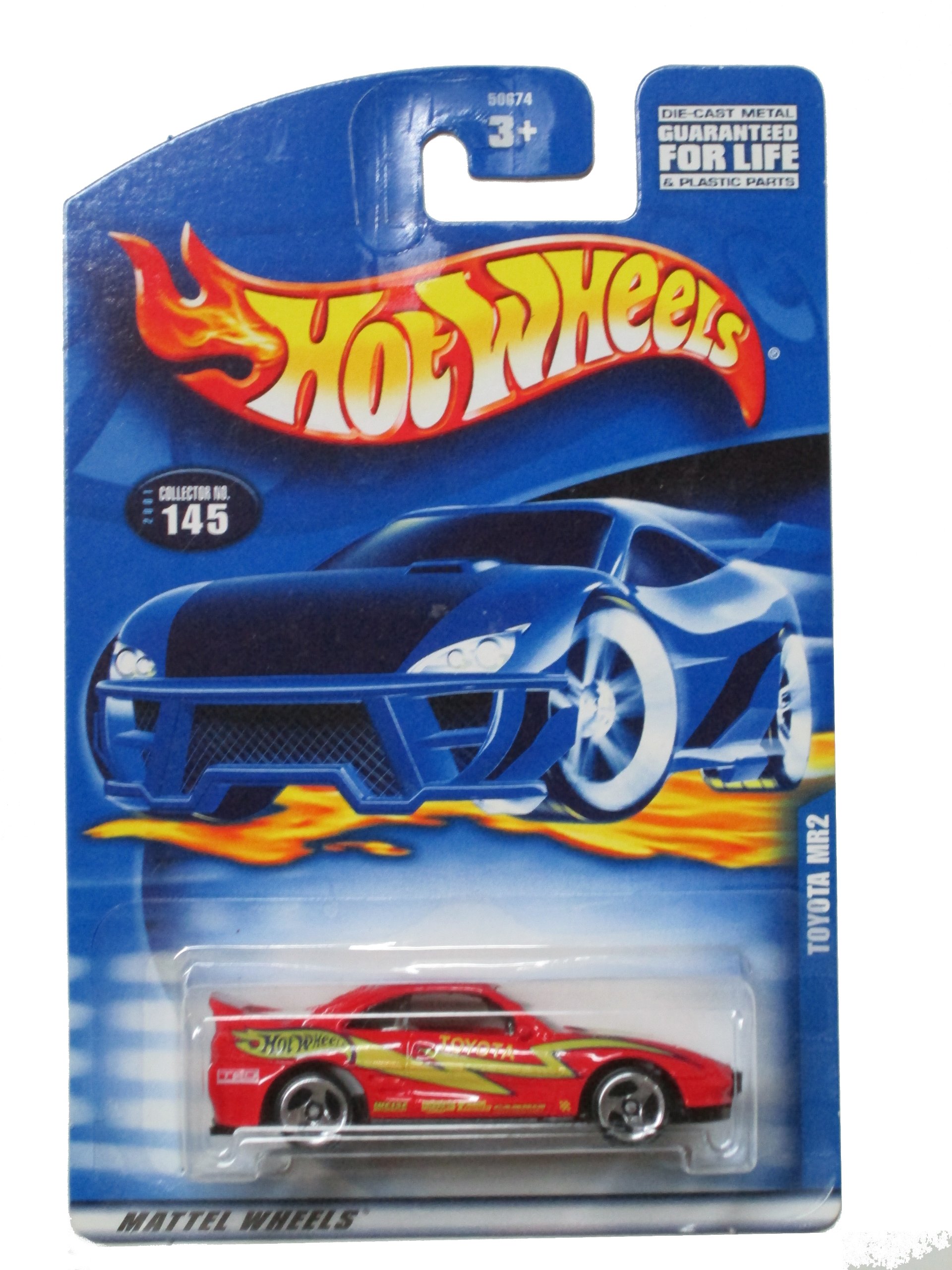 Hot Wheels Collector No. 145 Toyota MR2 Die Cast Vehicle - 1:64 Scale Toy Car for Kids & Collectors - Perfect for Display, Play & Racing Scenes